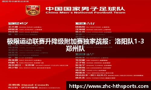 极限运动联赛升降级附加赛独家战报：洛阳队1-3郑州队